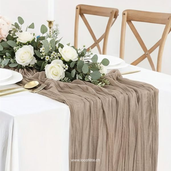 241-Chemin-de table sable 65x300cm 