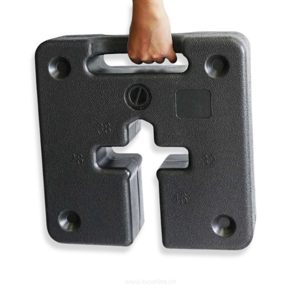 253-Lestage-cube pvc pour tente 3x3m